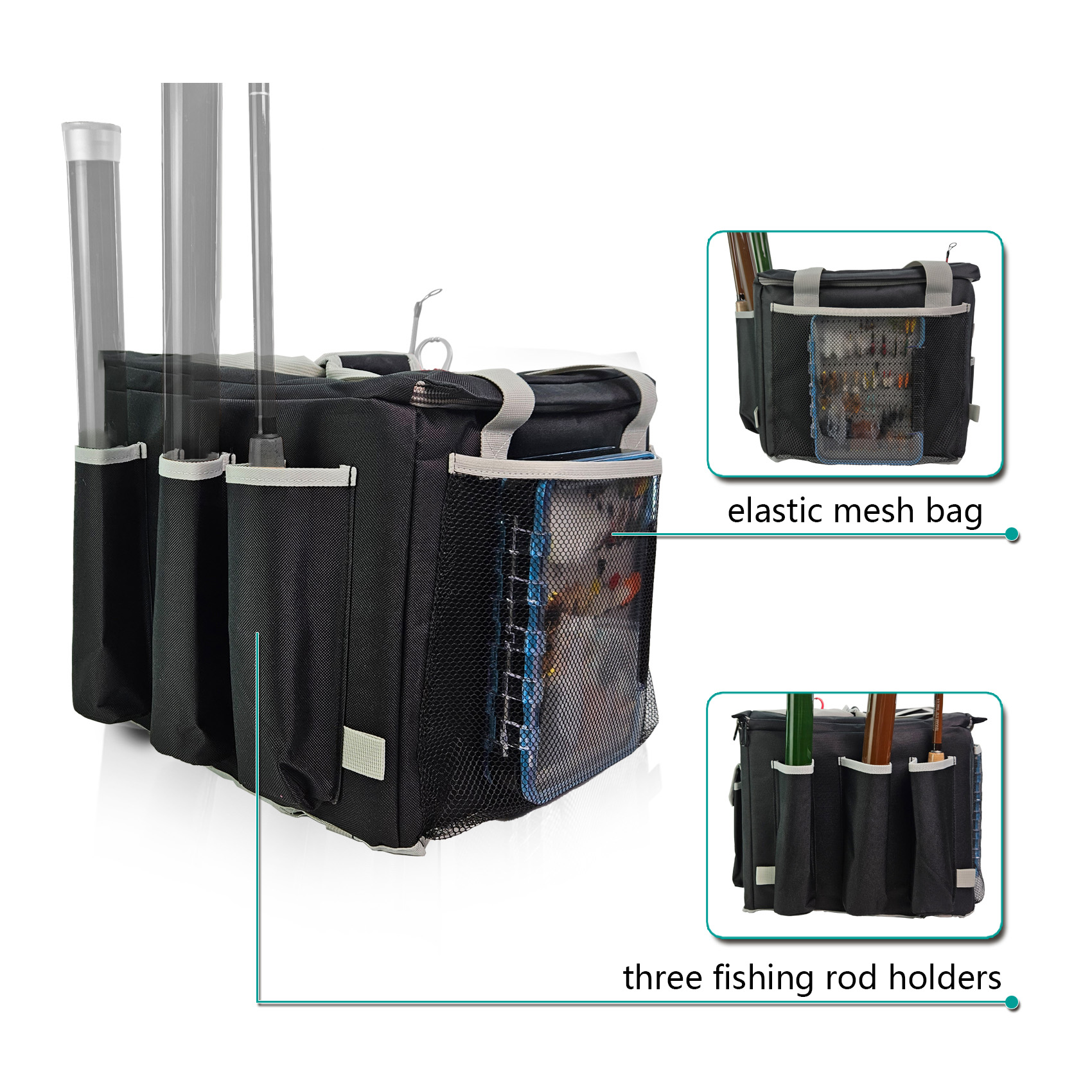 Riverruns Kayak Crate Bag Durable Saltwater- Resistant Kayak
