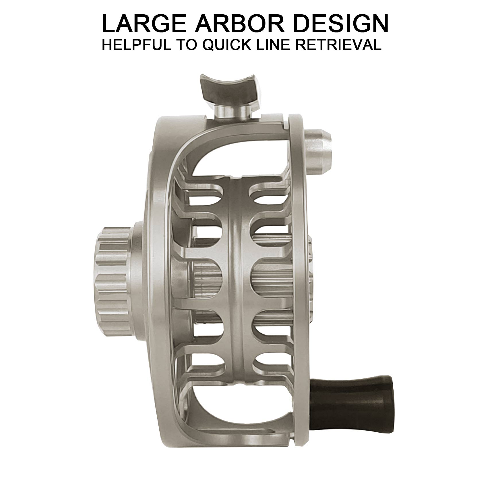 Aventik Wing Fly Reel-saltwater proof large arbor fly fishing reel